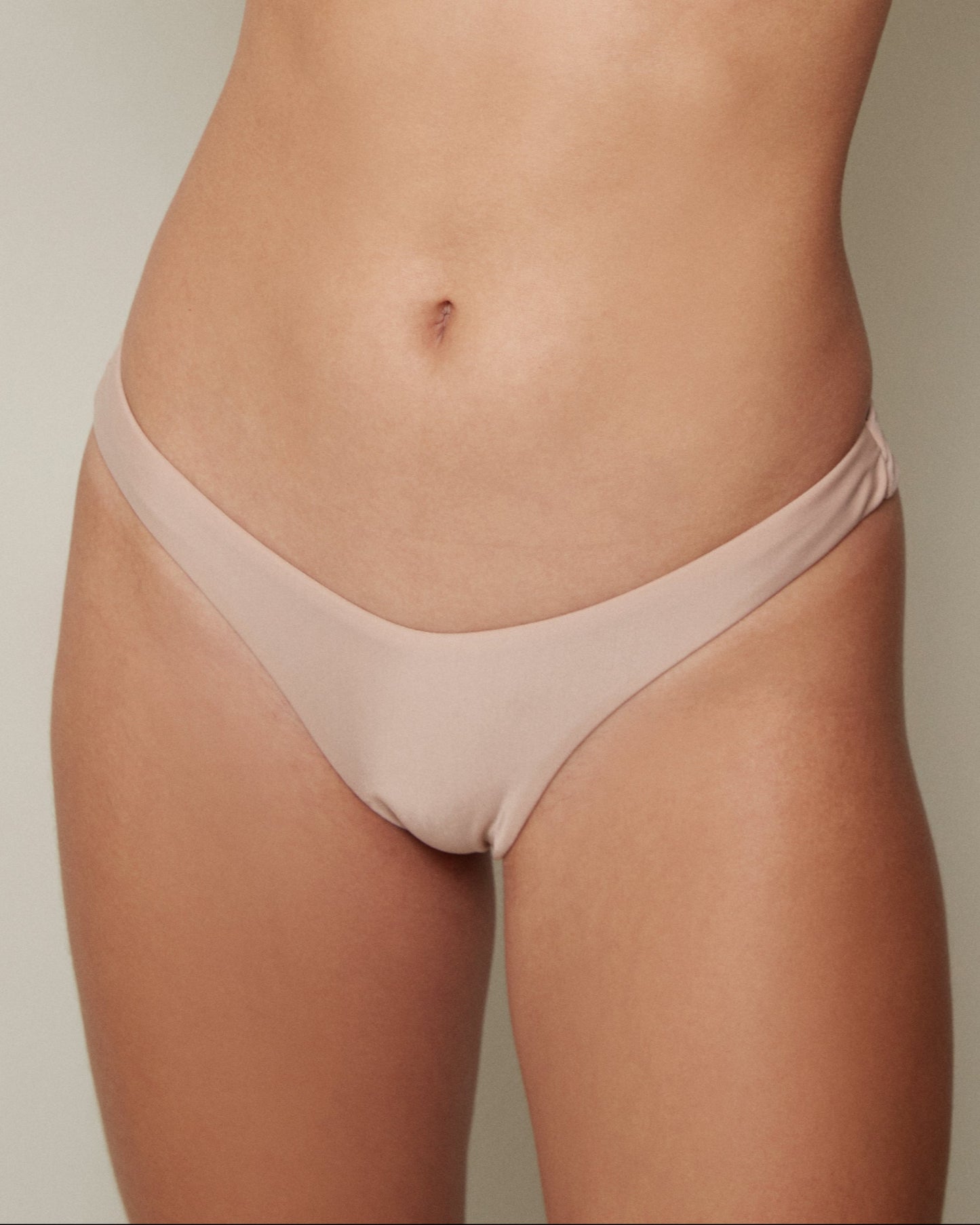Calcinha Biquini Asa Delta Nude Fio Duplo