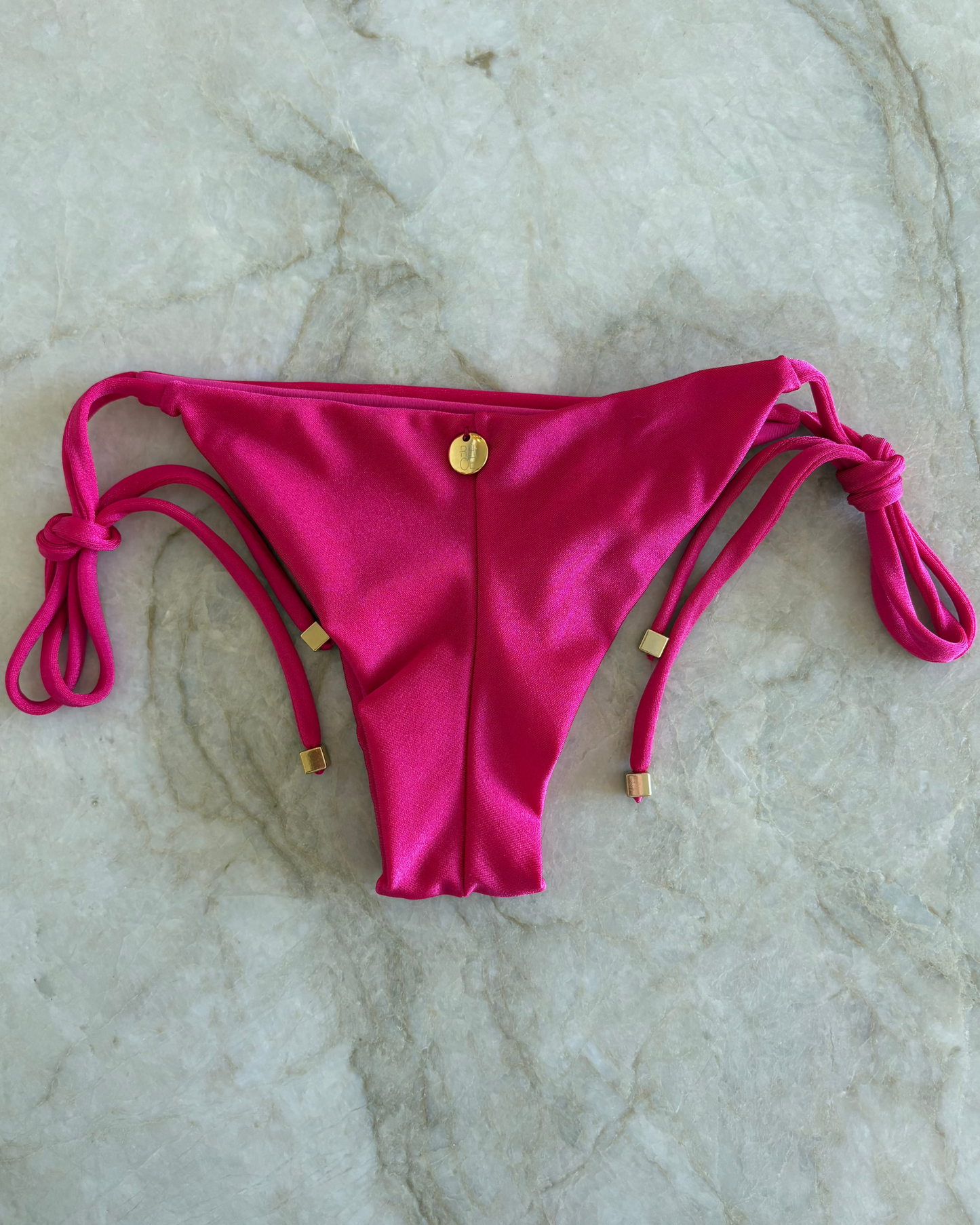 Calcinha Biquini Lacinho Rosa Pink Fio Duplo