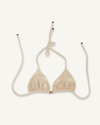 Top Biquini Cortininha Off White (Mix de Banhos/Personalizado/Básico)